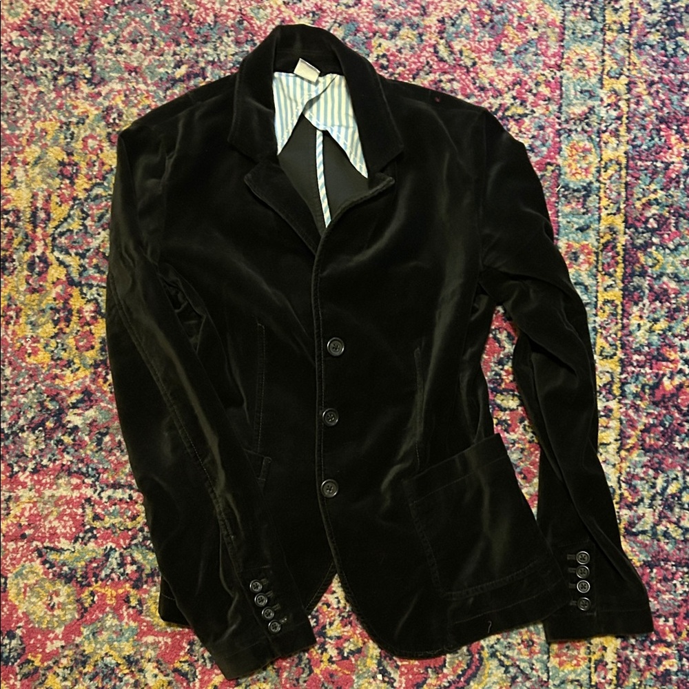 JCrew Women’s Black Velvet Blazer